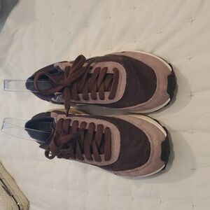 Nike Waffle One size 5 LIKE NEW Purple Brown & White (21)